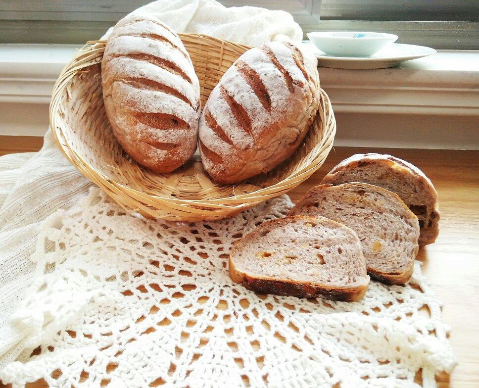 全麦核桃包～软欧包