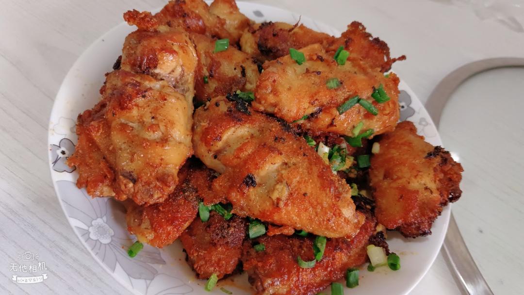 椒盐脆皮烤鸡翅（空气炸锅版）