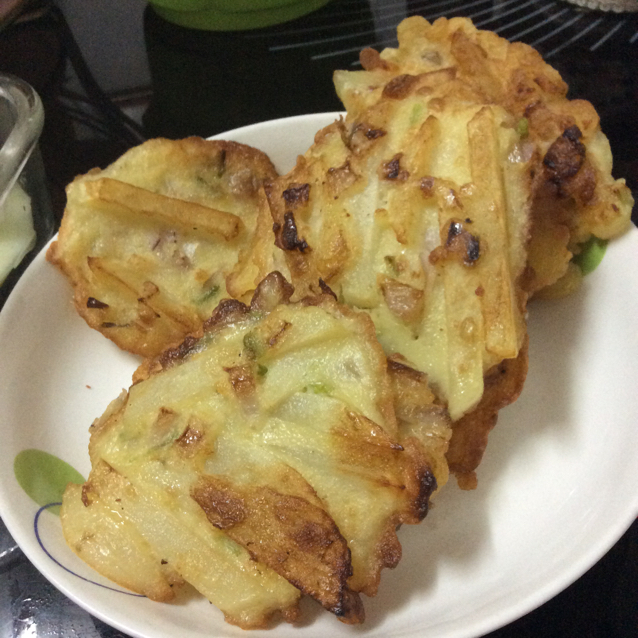 土豆洋葱煎饼