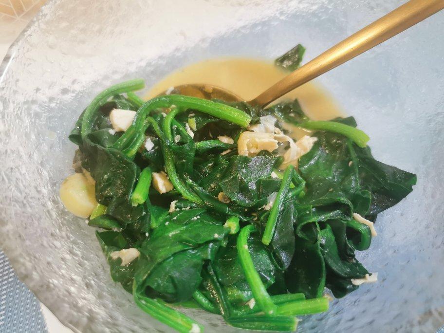 鲜掉眉毛的超快手素食上汤鸡毛菜