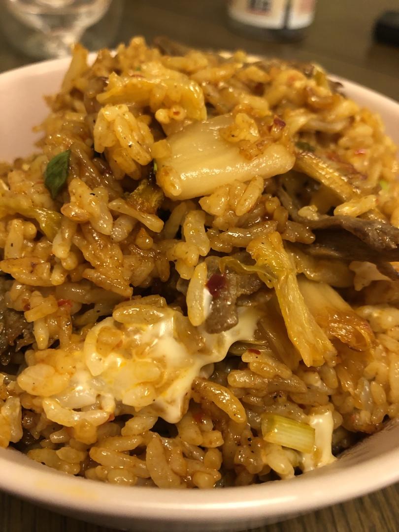 泡菜肥牛炒饭