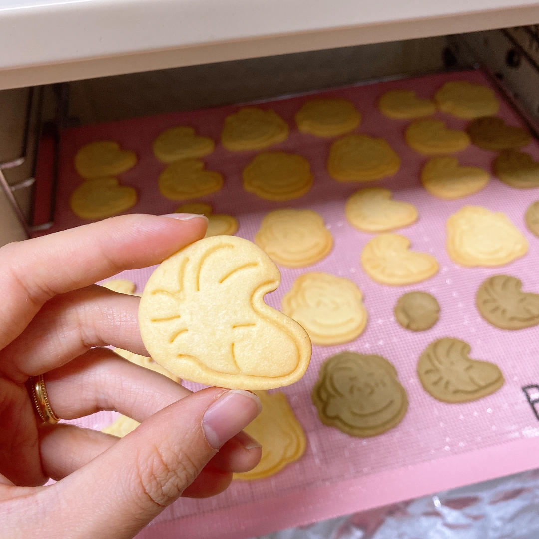 奶香造型曲奇【附曲奇平整、花纹明显小诀窍、可做糖霜饼干底】
