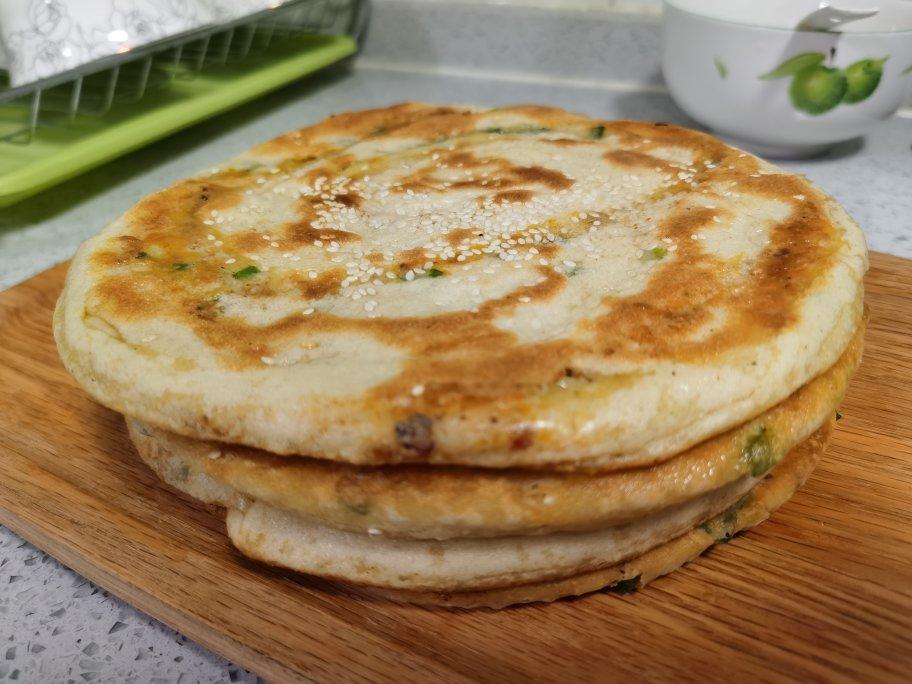 发面葱油饼