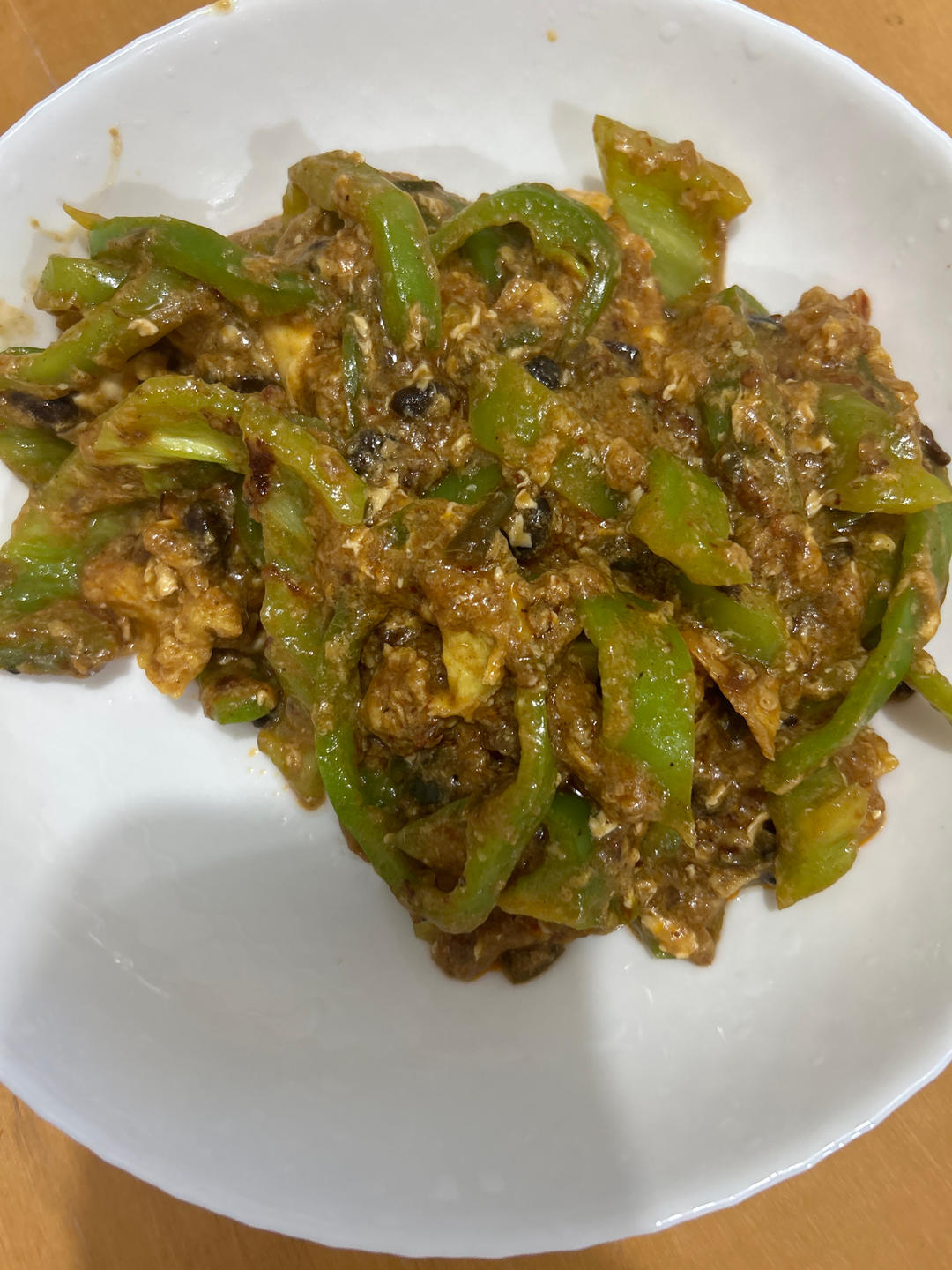 超级下饭的青椒炒鸡蛋