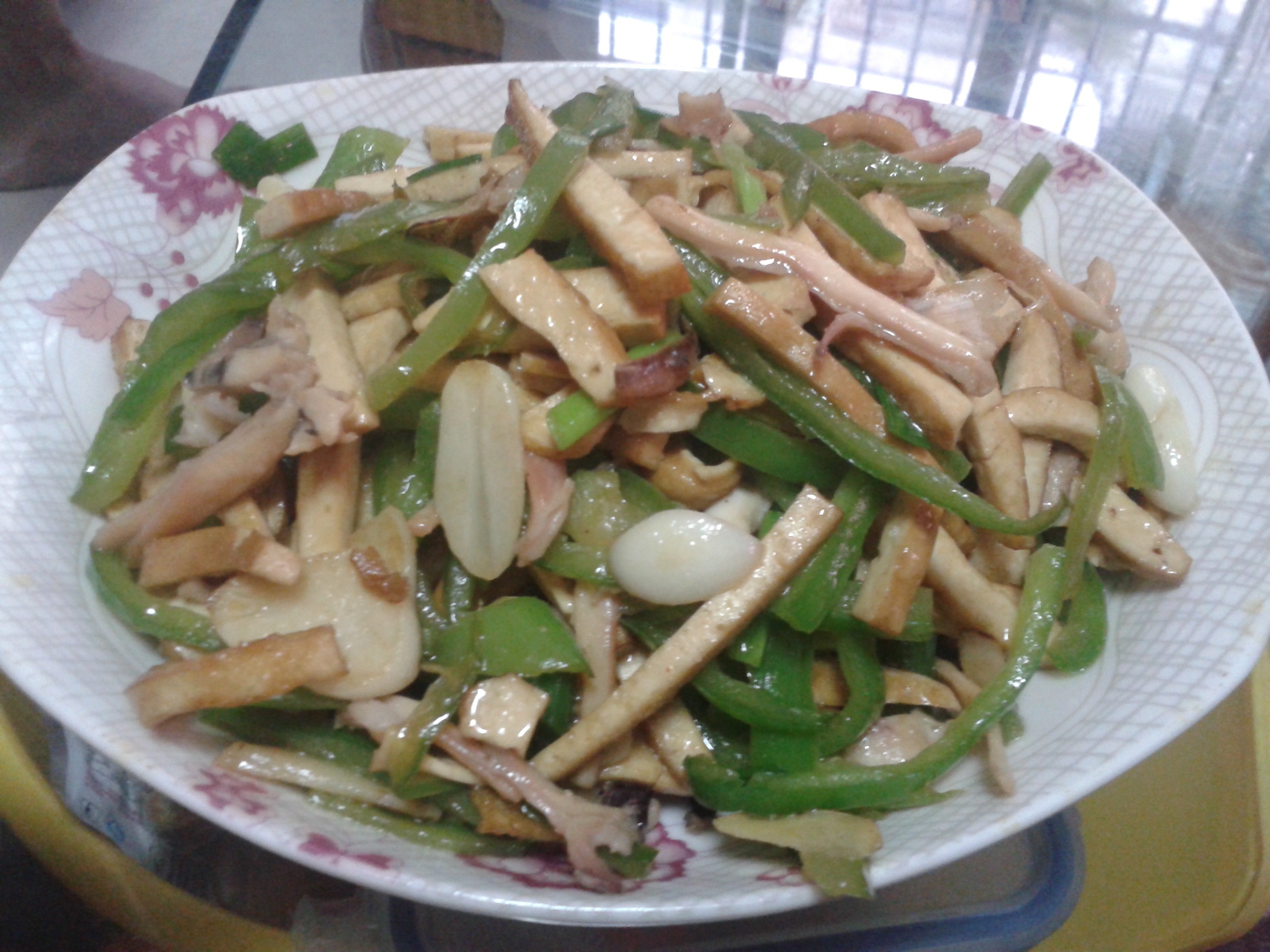 青椒炒鲜鱿
