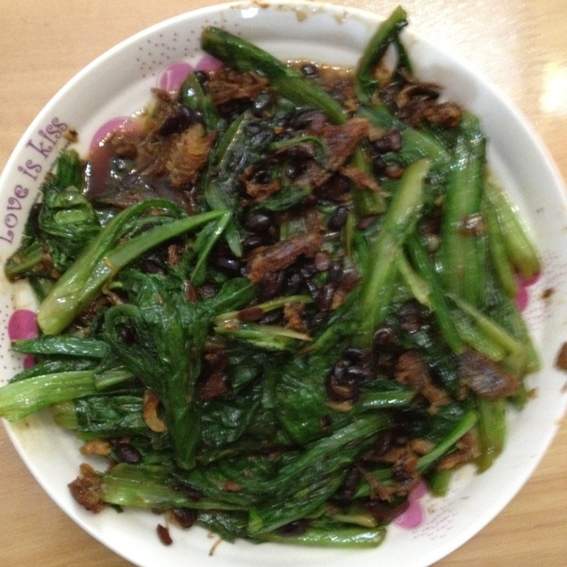 豆豉鲮鱼油麦菜
