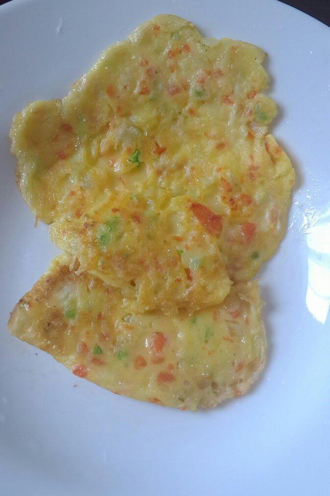 胡萝卜西葫芦鸡蛋饼