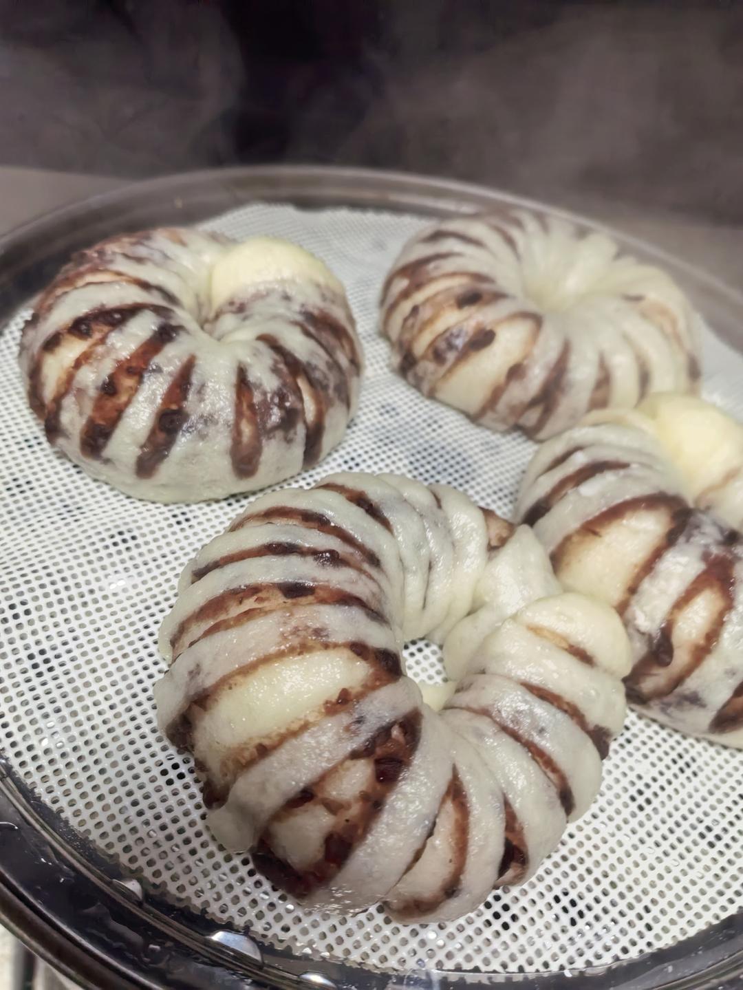 小灯笼豆沙卷 豆沙包 超治愈 一次醒发 附整形细节视频