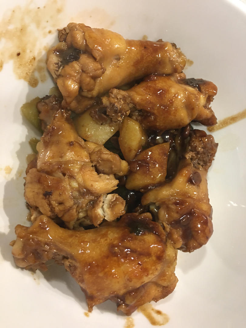 土豆焖鸡腿