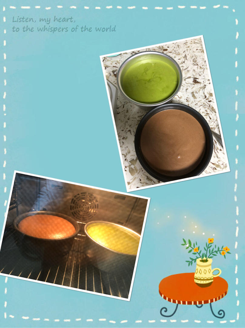 🍵清新治愈抹茶戚风——不容易消泡的秘密