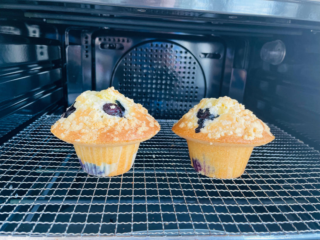 🫐星巴克同款大蘑菇头清新蓝莓爆浆麦芬🫐