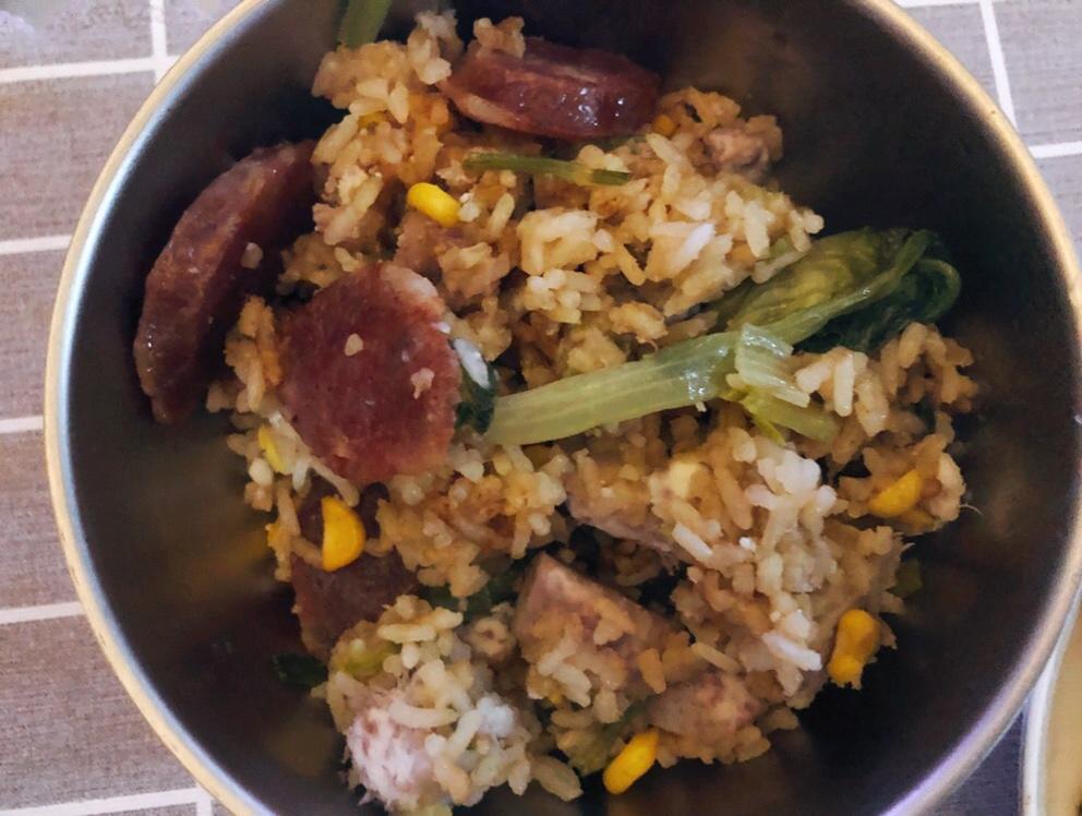 腊味芋头饭（超赞）