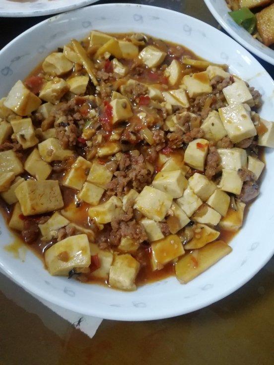 超级下饭的香菇肉沫豆腐