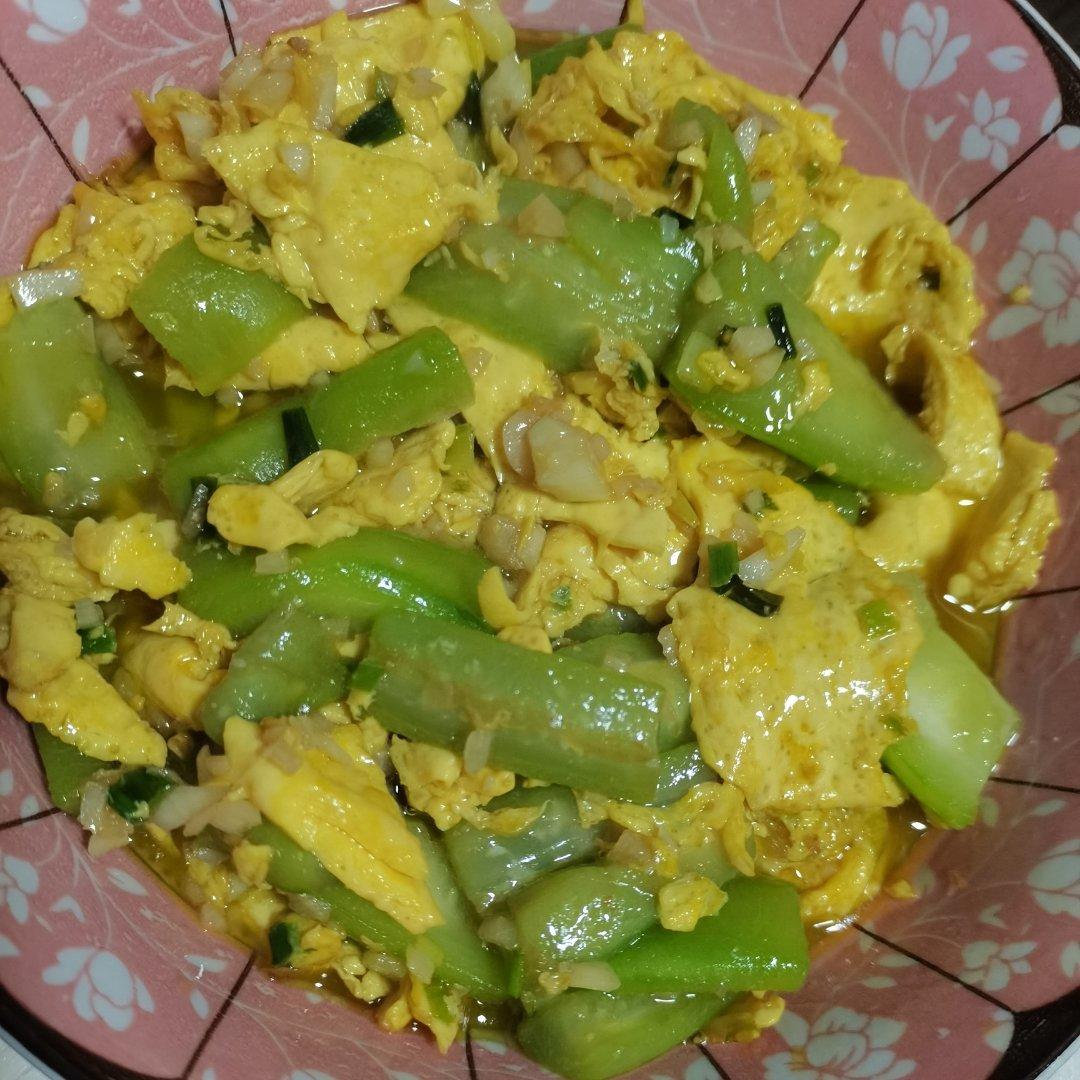 丝瓜炒鸡蛋