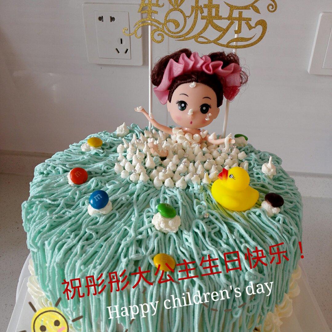 迷糊娃娃泡泡浴蛋糕