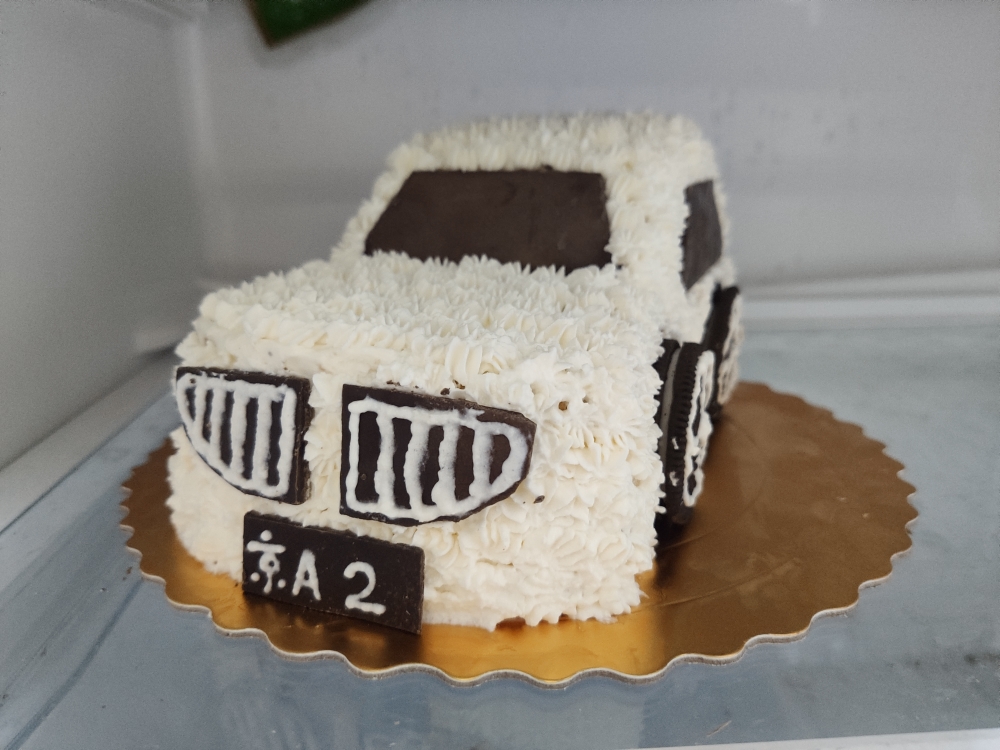 『老李出品』生日蛋糕 （6寸、8寸）小汽车 宝宝生日蛋糕 新手零失败的做法 步骤5