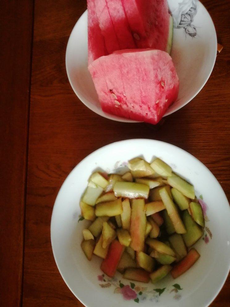 夏日小菜，酸辣西瓜皮