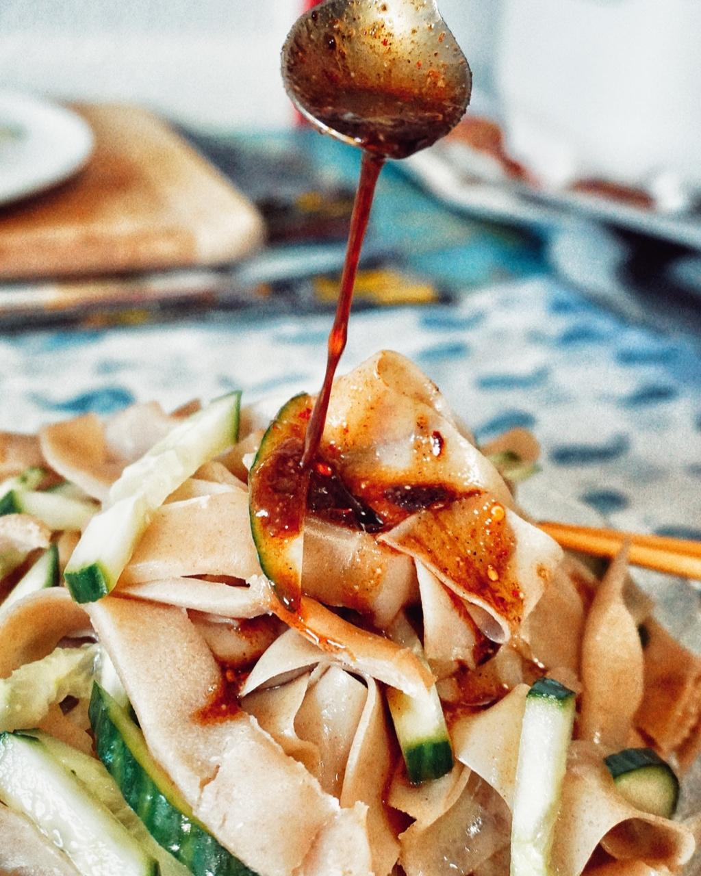 自制凉皮（含洗面、不洗面两种方法）