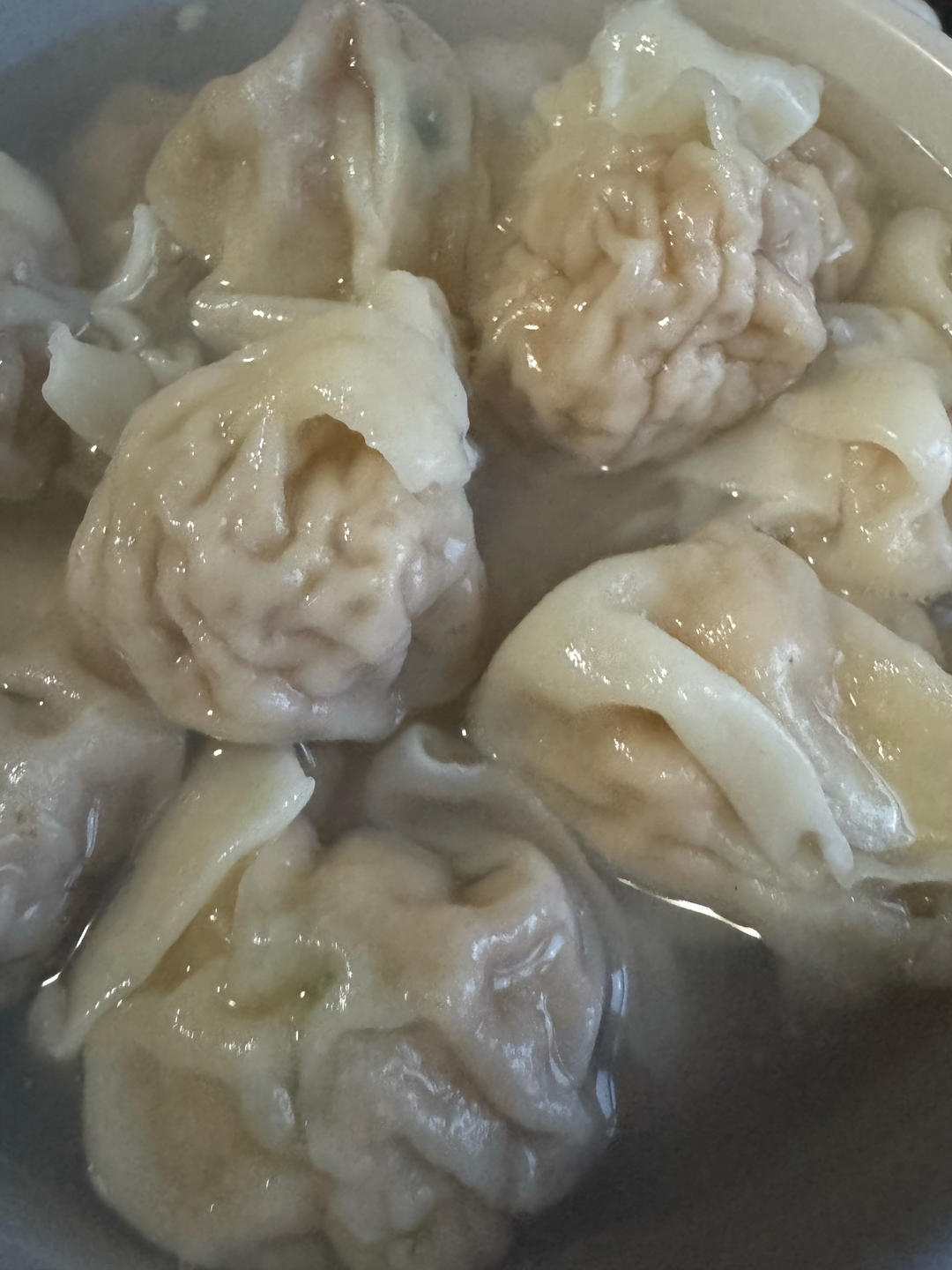 肉不柴的馄饨馅