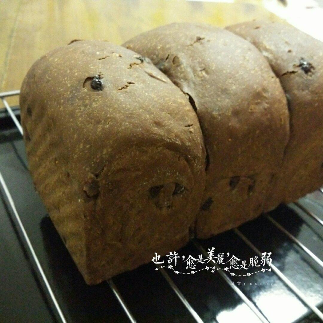 巧克力蔓越梅吐司