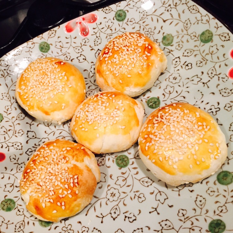 红豆酥饼（附油酥不测漏的办法）