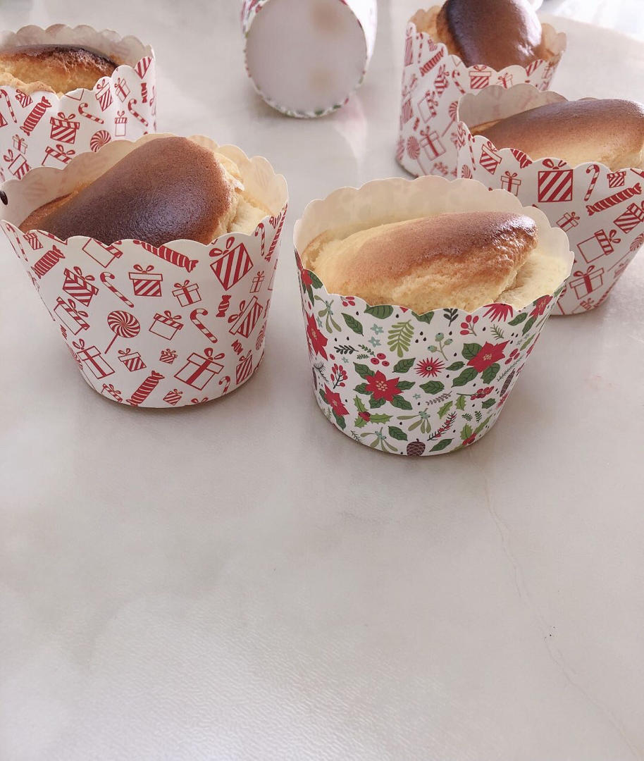 纸杯蛋糕 8寸戚风蛋糕的量