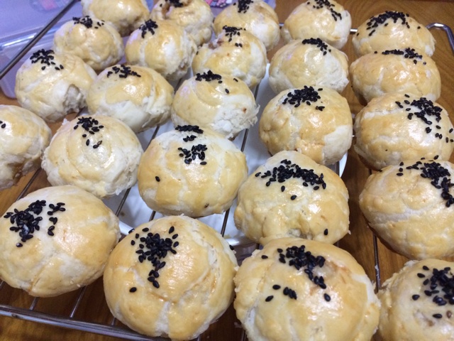 苏式榨菜鲜肉月饼