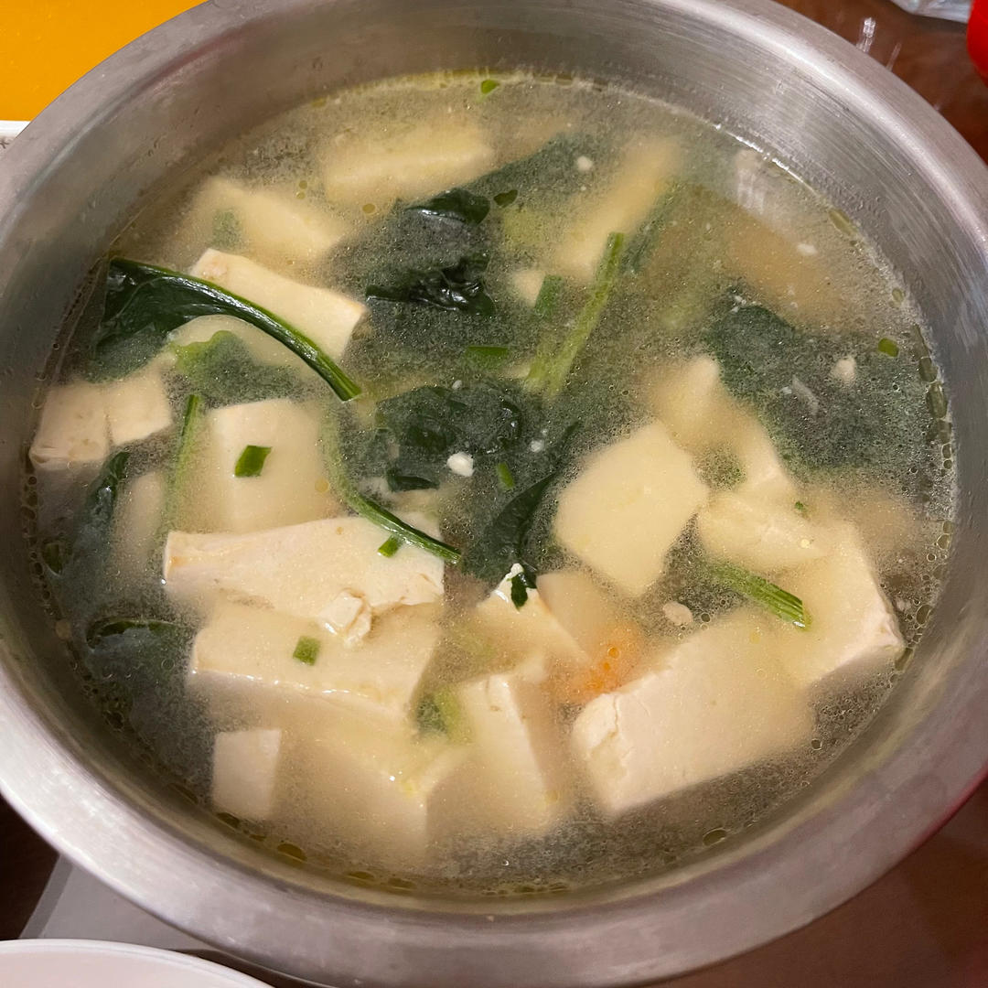 鲜到让人起飞的菠菜汤