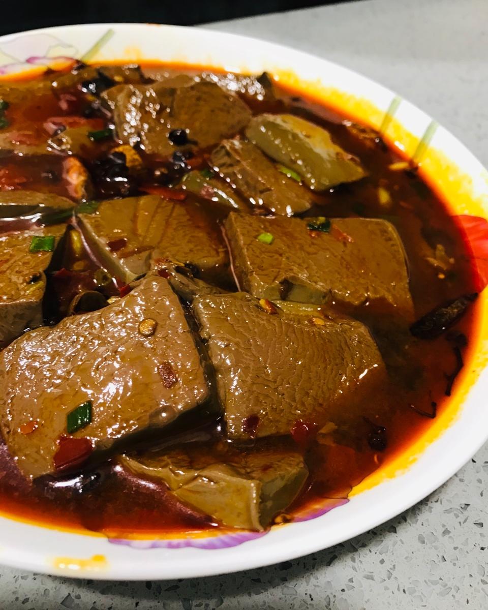 麻辣鸭血