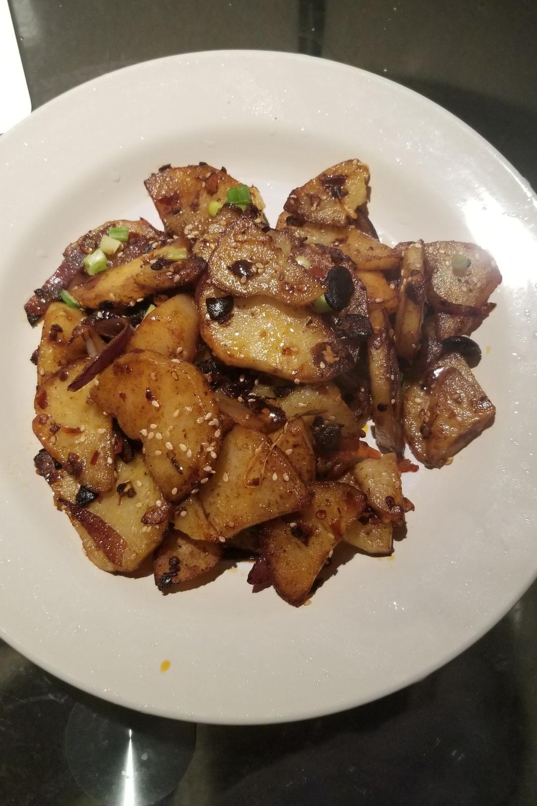 干锅土豆片