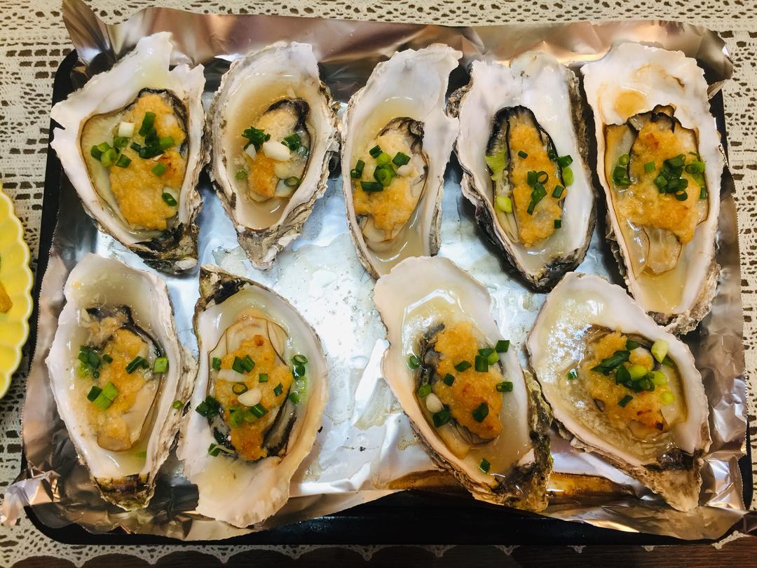 烤箱版蒜蓉生蚝