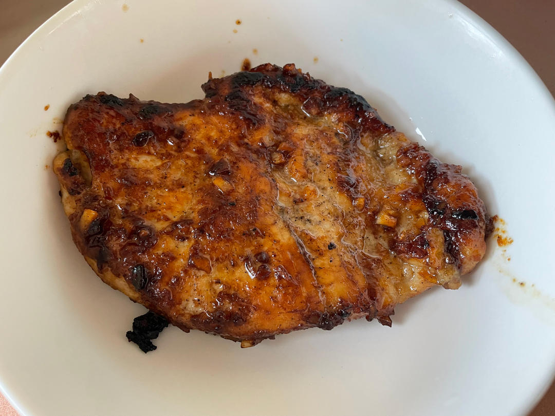 酷炫屌炸天好吃的煎鸡胸肉（香蒜蜂蜜煎鸡胸肉）