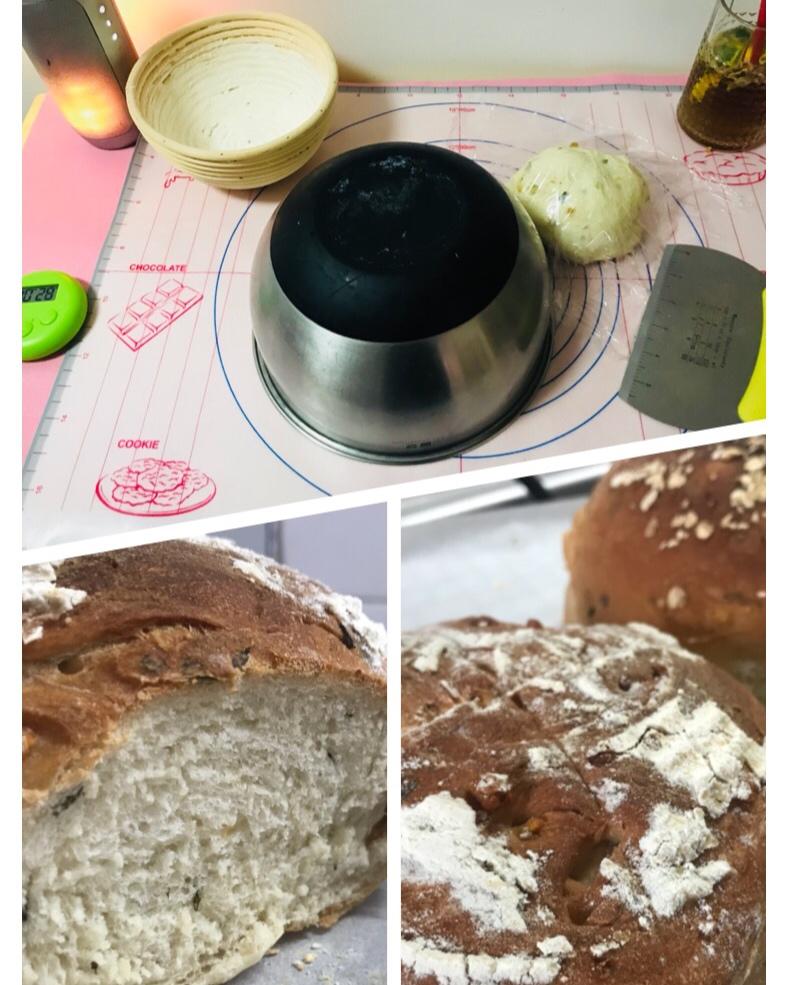 无油 橙香薄荷欧包