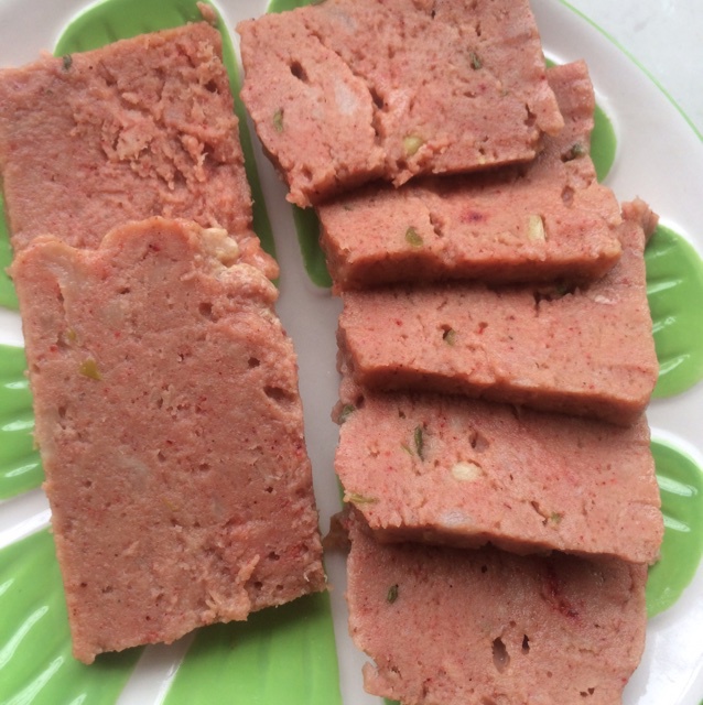 亮妈-1做的自制健康美味午餐肉