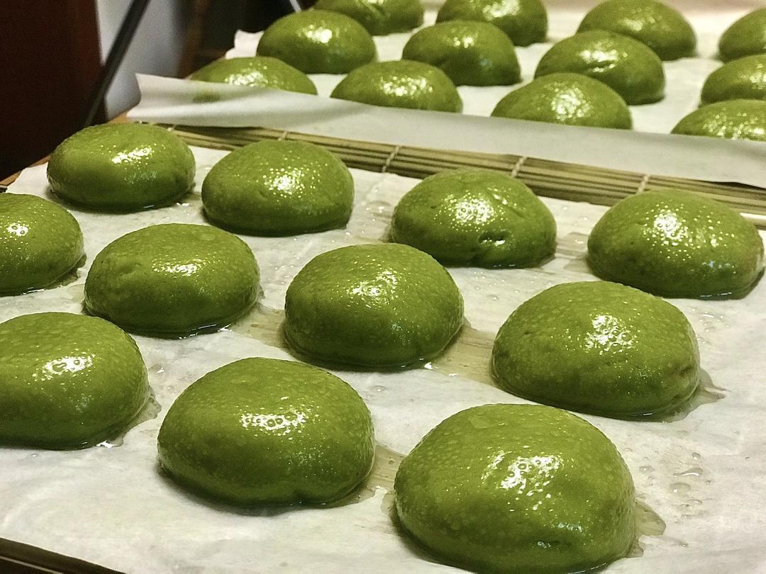 紫衣女做的自制青团