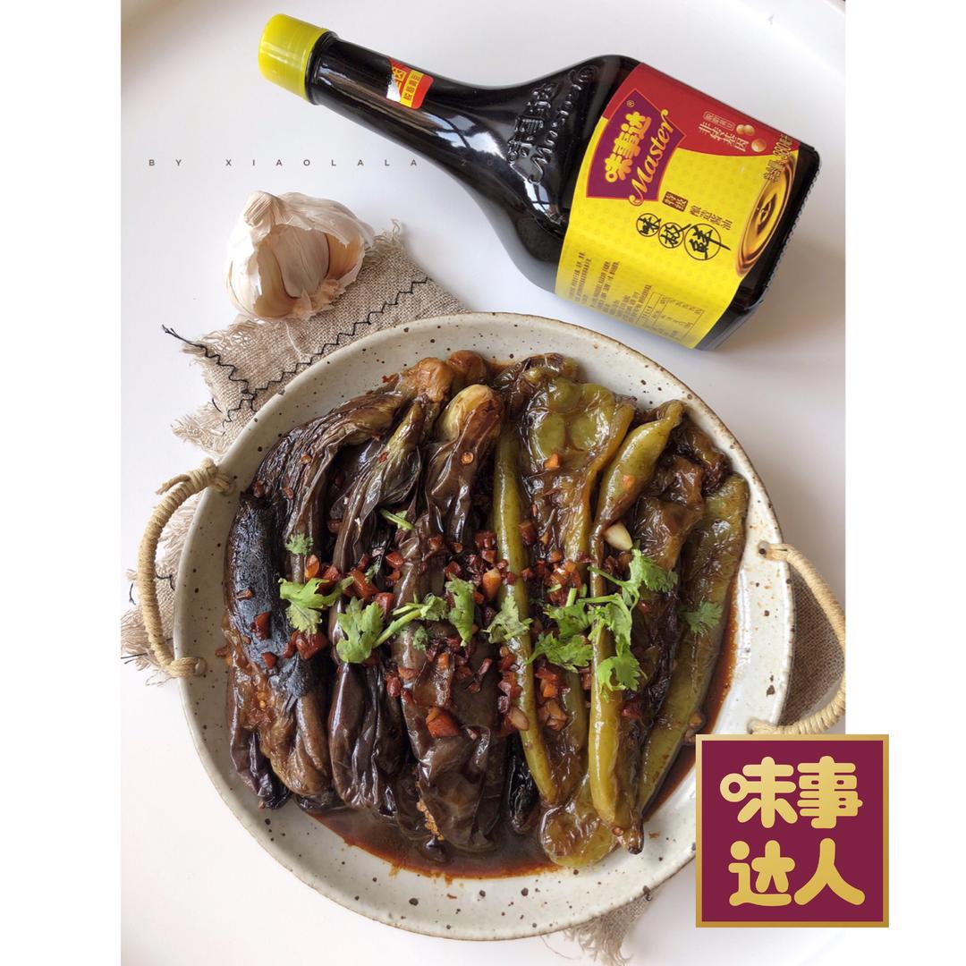 油焖茄子虎皮尖椒双享-【经典下饭菜】