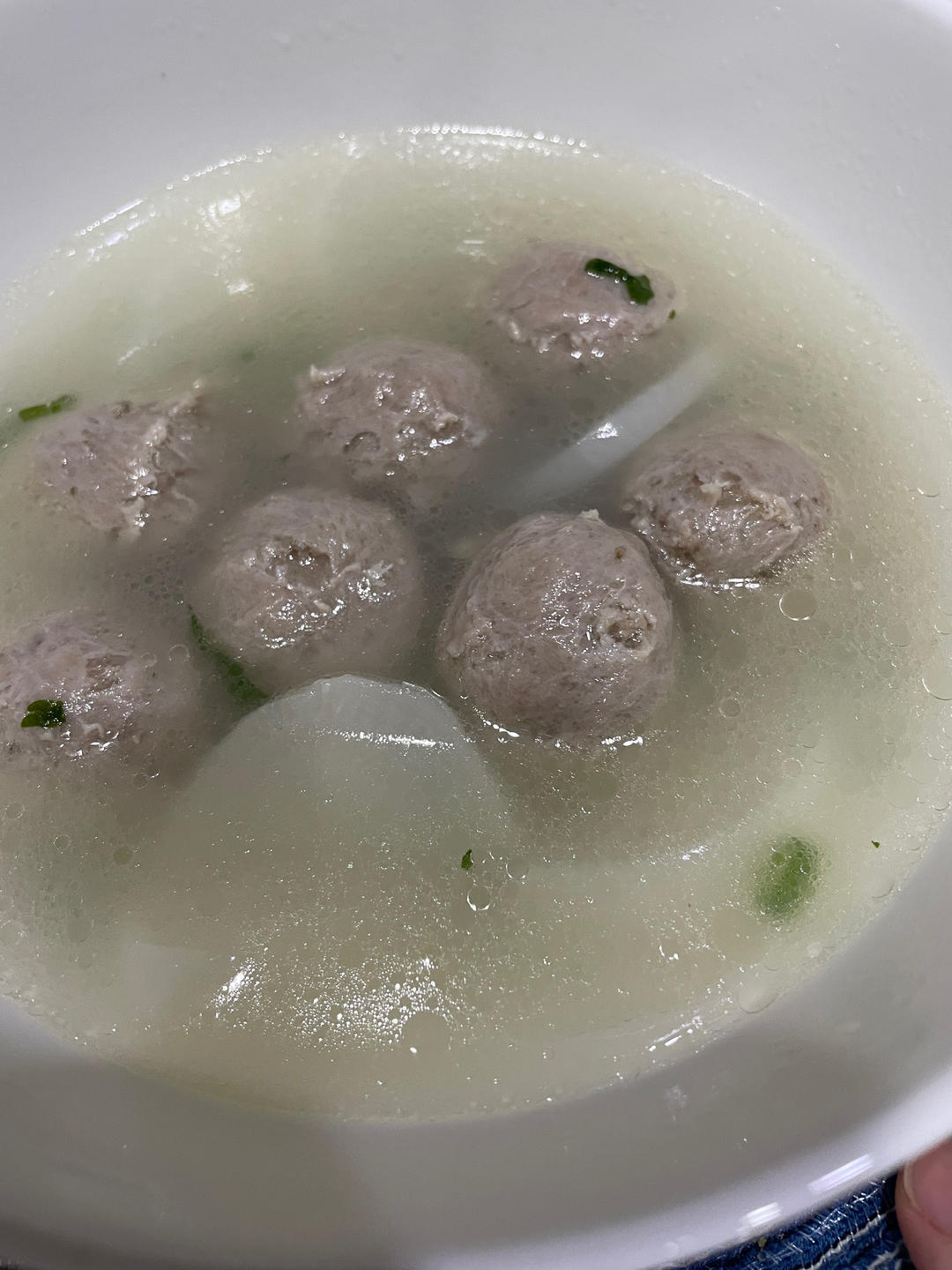 白萝卜潮汕牛肉丸清汤