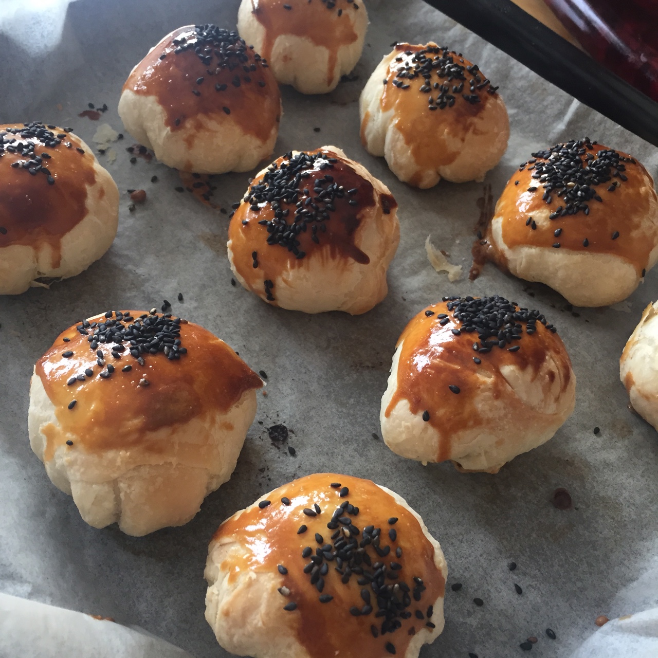 泳式鲜肉榨菜月饼