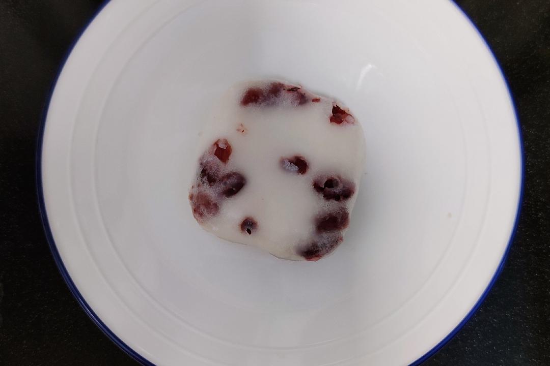 蔓越莓米发糕(酸甜口味)