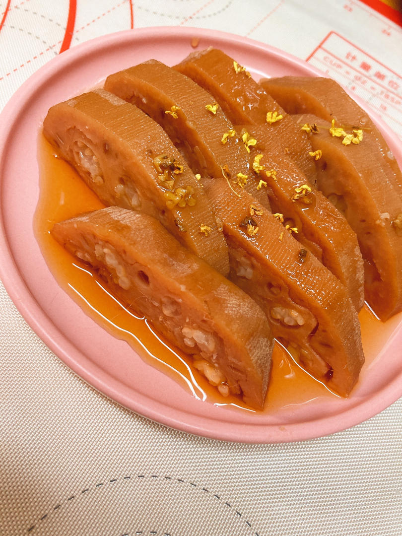 堂妈教你做桂花糯米藕