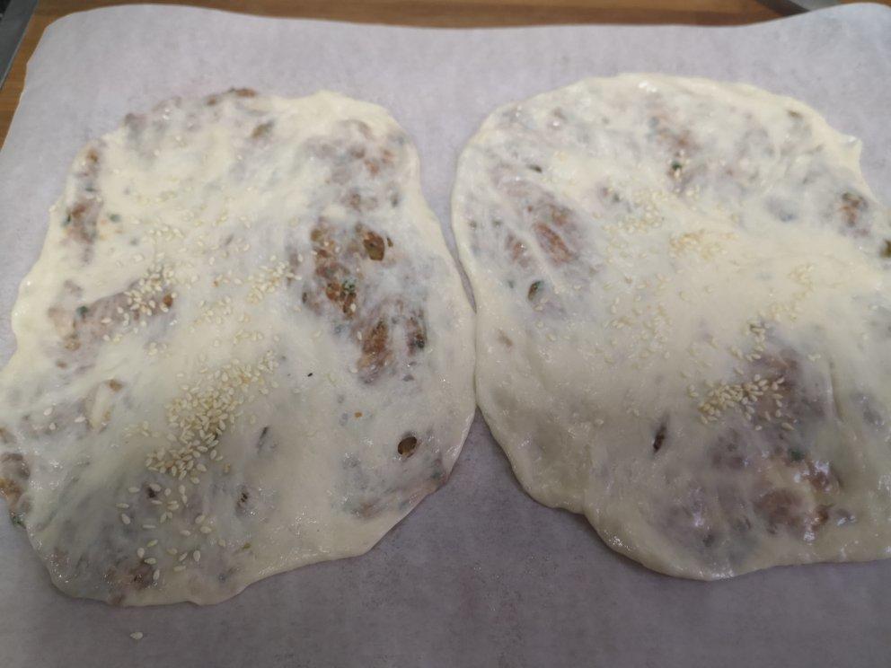 👩‍🍳香喷喷的榨菜鲜肉锅盔～吃一次忘不了💁🏻‍♀️