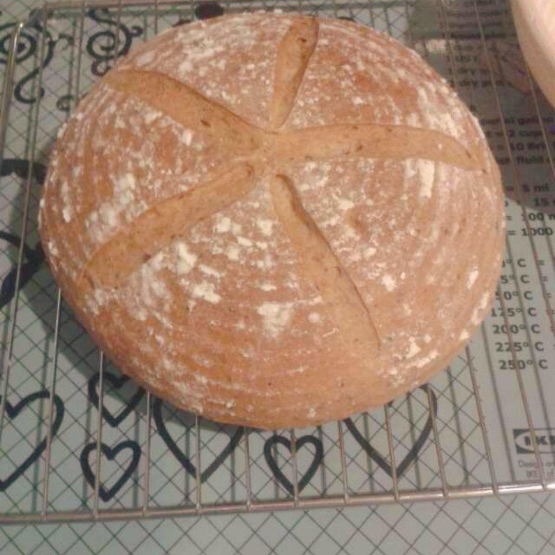 无油全麦乡村面包