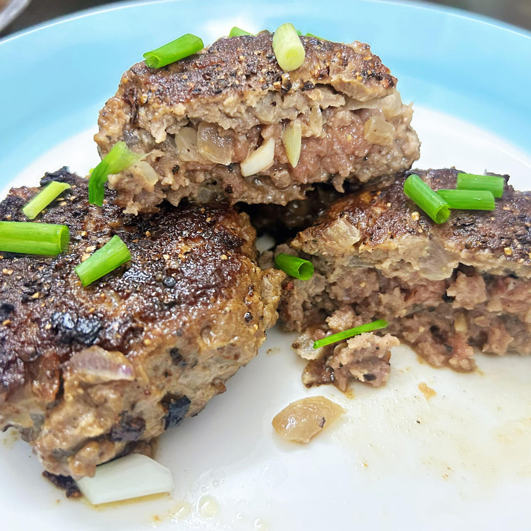 超详细汉堡牛肉饼｜附自制汉堡搭配#Healthymeals#减脂必撸16