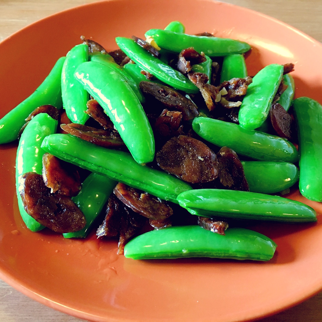 荷兰豆炒腊肠