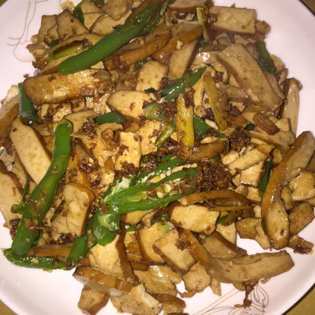 辣炒豆腐干