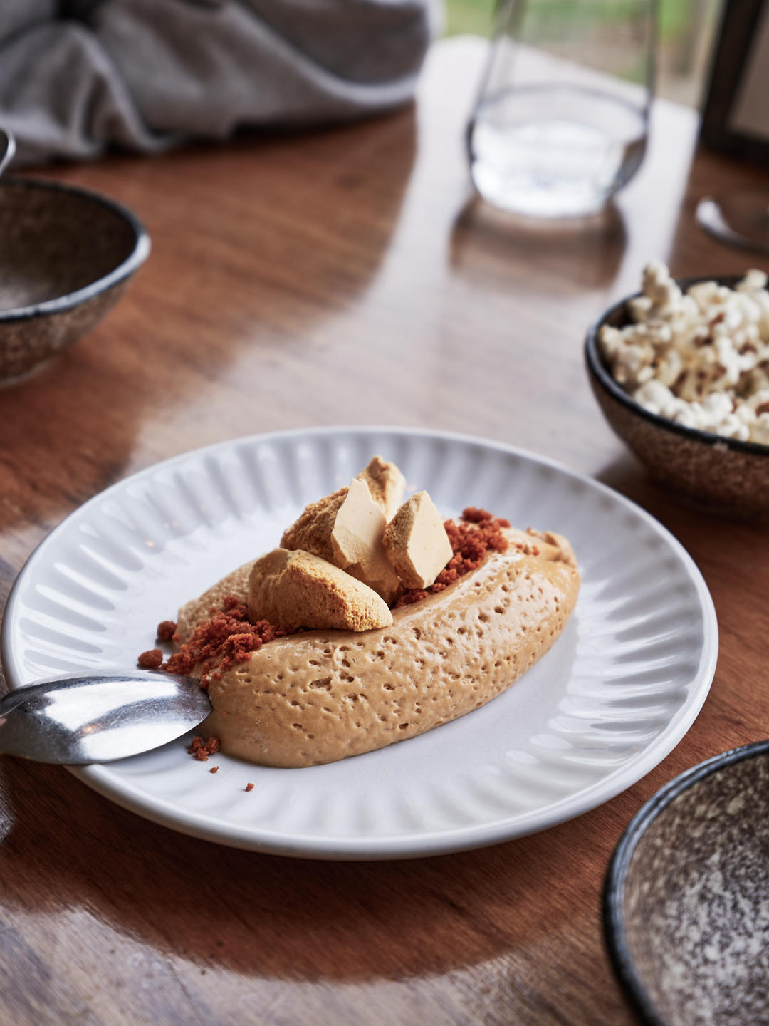 味噌焦糖慕斯＋蜂巢＋焦化奶油（两人份 家庭复刻版）