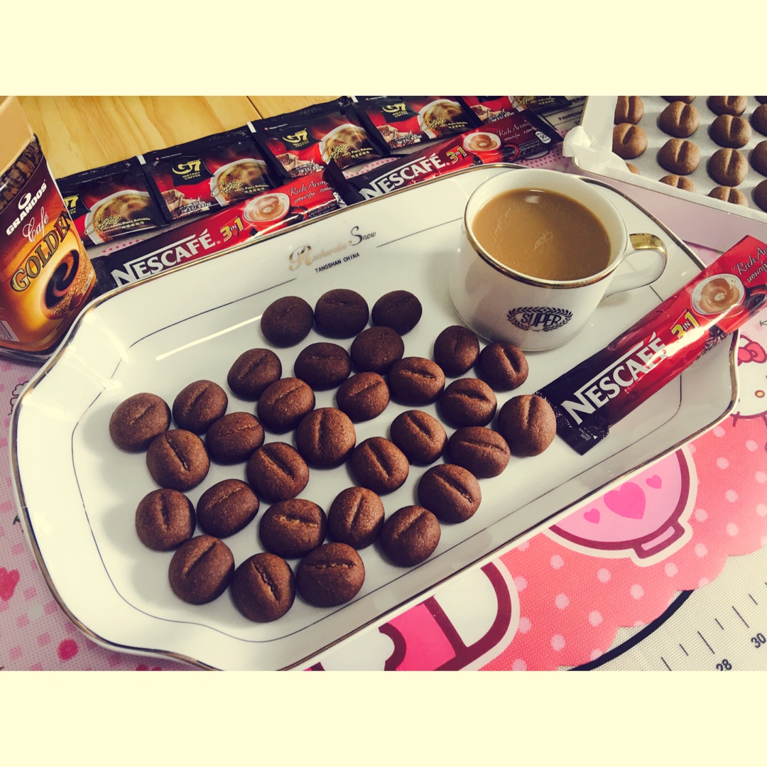 咖啡豆豆饼干