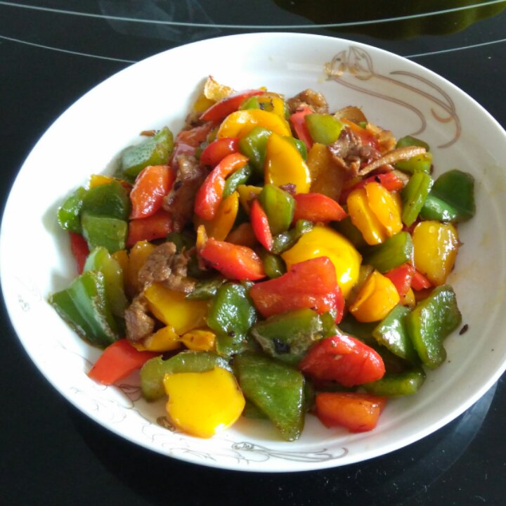 肉炒菜椒