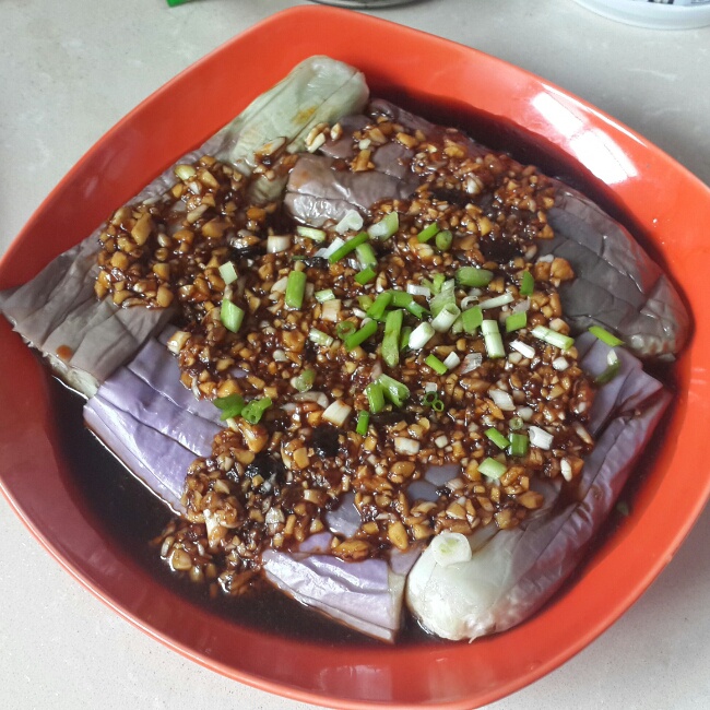 凉拌蒸茄子