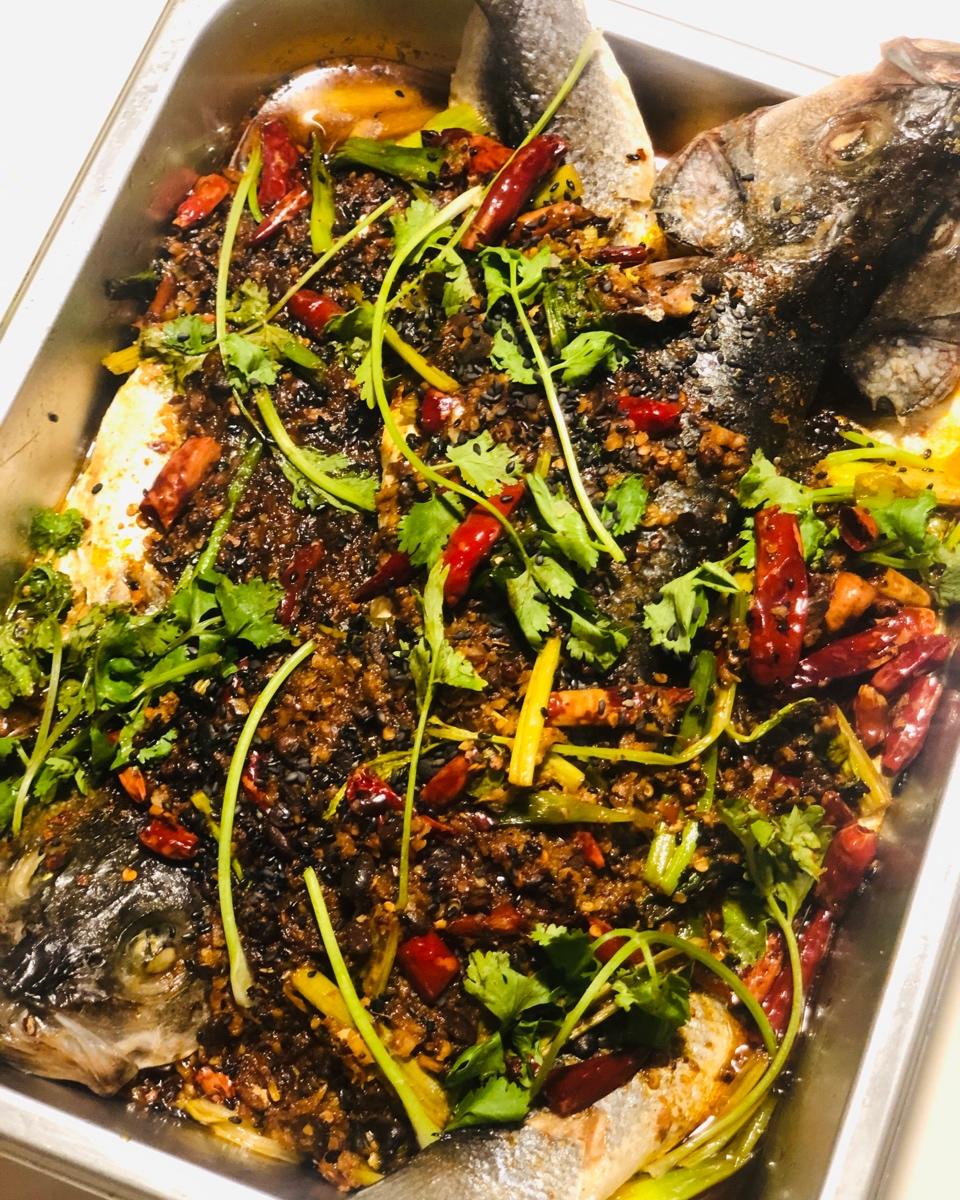 香辣烤鱼&豆豉烤鱼&爽口腌拌小菜